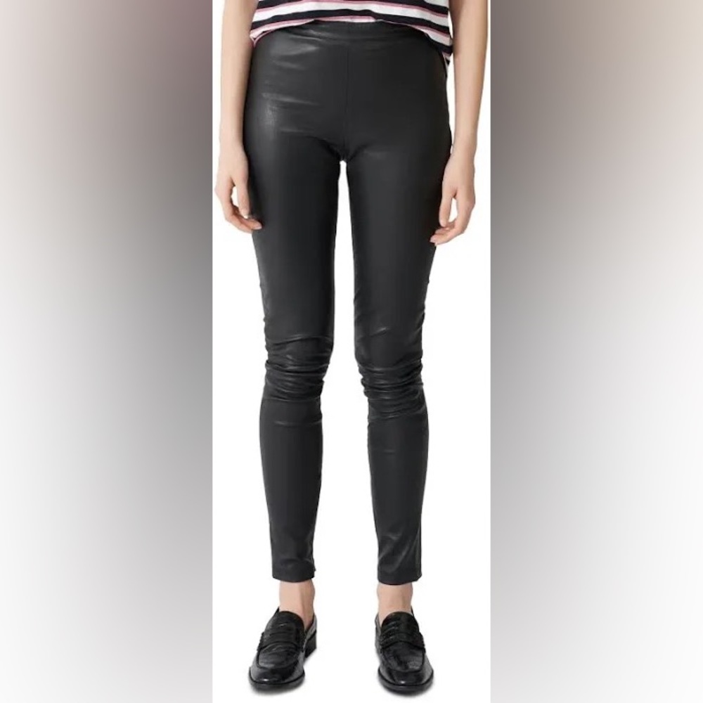 Maje Smarto Leather Leggings size 38